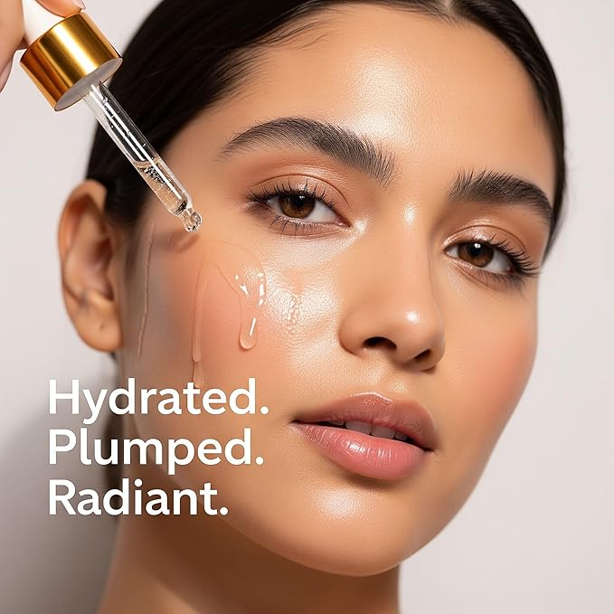 Hyaluronic Acid Serum for Face and Skin, Organic Anti-Aging Face Moisturizer for Fine Lines & Wrinkles – Vegan and Natural Skincare – 1oz (30ml) by Natulogique