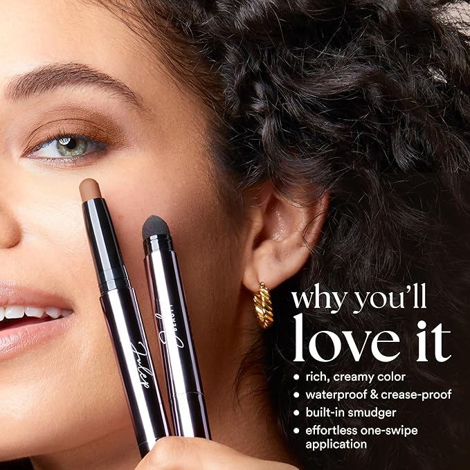 Julep Eyeshadow 101 Cream-to-Powder Waterproof Shadow Stick – Honey Gold Shimmer – Long-Lasting, Crease-Proof, Warm Golden Shimmer Cream Eyeshadow with Built-in Smudger