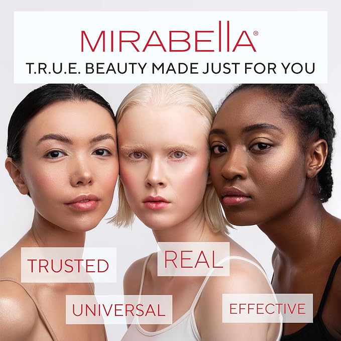 Mirabella Invincible For All HD Liquid Foundation - Anti-Aging Full Coverage Liquid Face Makeup - Moisturizing, Hydrating & Lightweight Foundation for All Skin Types (Fair F80)