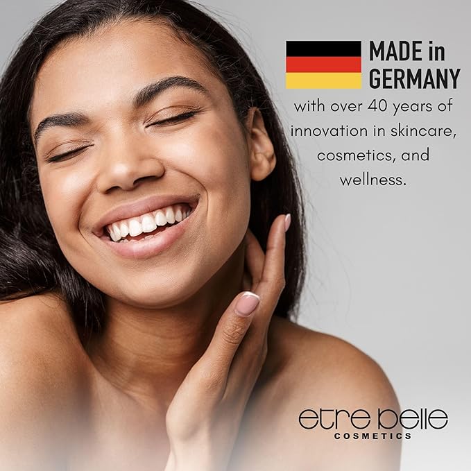 êb être belle Cosmetics 1+1 Double Effect Mascara for Women, 2 in 1 Long Lasting Mascara for Volumizing, Lengthening & Curling, Formula with Keratin, Intense Black Color, Easy Removal