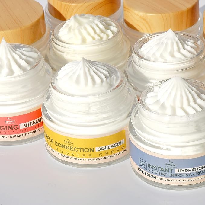 Purifect Wrinkle Correction Collagen Ultra Booster Cream, Anti-Aging and Anti Wrinkle Face Cream, Strengthens and Hydrates Skin, Youthful and Glowing Complexion 50ml