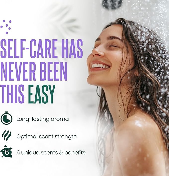 Cleverfy Shower Steamers Aromatherapy – Stocking Stuffers for Women, Teens and Wife – Christmas Gifts for Women and Teen Girls – White Elephant Gifts for Adults – 18 Tablets