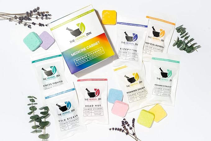 Shower Steamers Aromatherapy Bombs (Variety Pack) – Adult Christmas Stocking Stuffer – Made in USA - Shower Tablets Aromatherapy – Natural Essential Oils – Self Care Gifts for Women and Men (14 Pack)