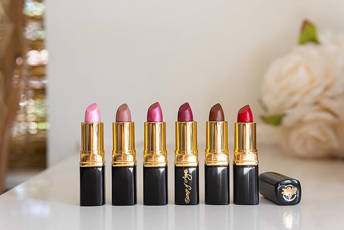 Essence Of Argan Dark Brown Lipstick for Cracked & Dry Lips - 100% Organic Argan & Jojoba Oil, Shea Butter & Aloe Vera - Hydrating & Deep Moisturizing Chocolate Brown Long Lasting Lipstick for Women