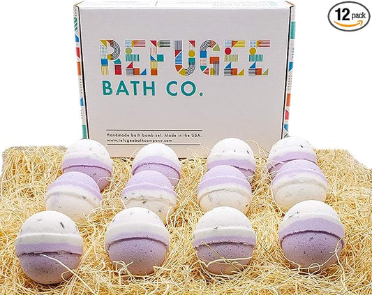 Variety Pack Bath Bombs (12 Pack Lavender)