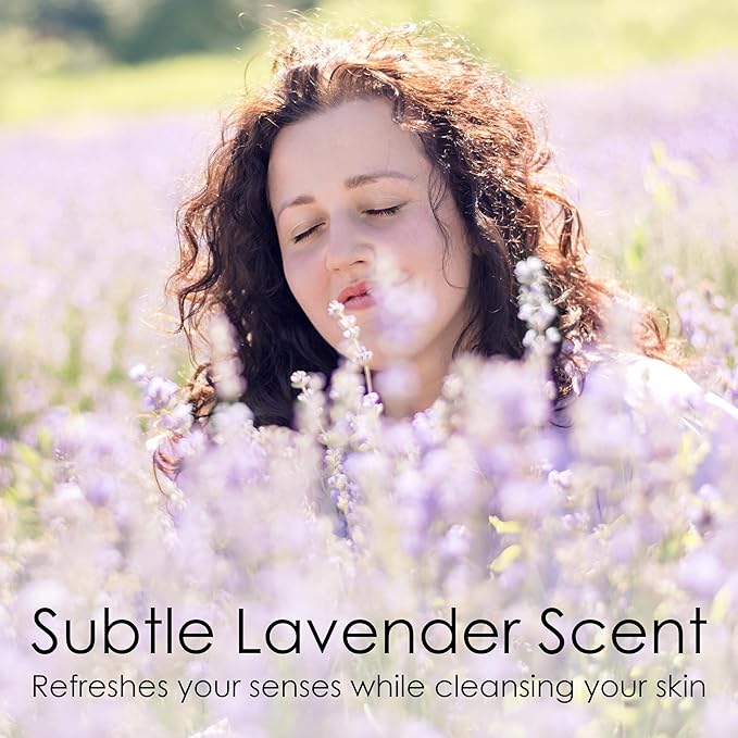 Lavender Face Wipes - 120 pcs - Gentle Makeup Remover Wipes for Women - Facial Cleansing Wipe with Aloe, Castor, Vitamin A and E - Extra Soft - Moisturizing