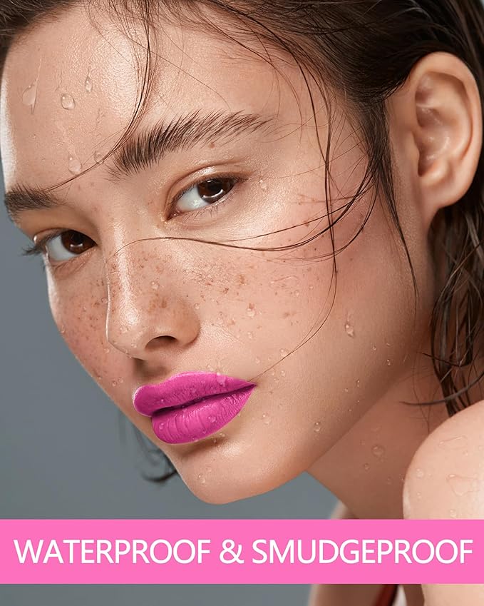 MAKI YIKA Pink Lipstick for Women Color Stay Long Lasting Lipsticks, No Smudge Matte Liquid Lipstick Transferproof Cruelty-Free Lip Color |First Class