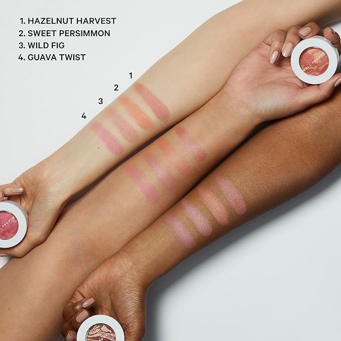 Well People Superpowder Blush Powder, Hydrating Powder Blush For Adding A Pop Of Cheek Color, Vegan & Cruelty-free, Sweet Persimmon