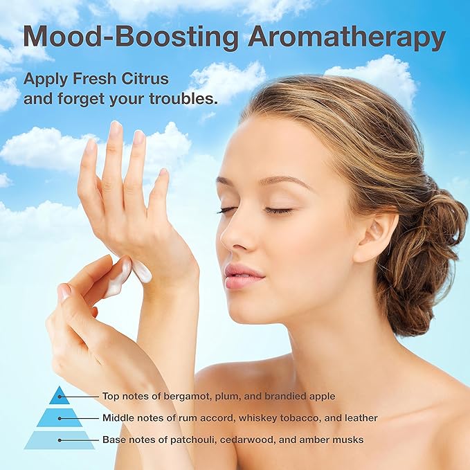 Aromatherapy Hand Cream for Dry Skin – Shea Butter Hand Cream for Women and Men with an Awakening, Long-Lasting Fresh Citrus Scent – Vegan Hand Cream Lotion for Dry Skin, 3 Oz.