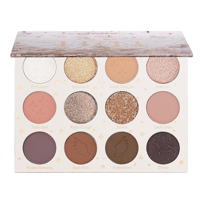 ColourPop 11:11 Eyeshadow Palette - Warm Nude Eye Makeup Palette with Matte, Metallic, Matte Sparkle & Glitter Finishes - High-Pigment Eye Makeup with a Long-Wearing Formula (0.46 oz)