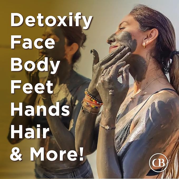 California Biology Calcium Bentonite Clay | Indian Healing Clay for Face & Body | Deep Pore Cleansing & Detox Face Mask | Skincare, Beauty, & Acne Treatment for Face | Natural Skin Care Mask | 6 Count