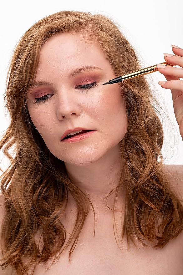 Waterproof Eyeliner - Smudge-Proof Liquid Eyeliner Pen with Precision Tip for Smooth, Long-Lasting Application - Vegan, Hypoallergenic & Gluten-Free Eye Liner - 2mL Blue