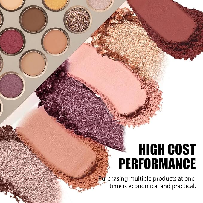 4-Layer Multi - Functional Beauty Book Kit- Style Makeup Palette Ingeniously Combines Eyeshadows, Blushes, Highlighters, Contour Powders In One,Best Choice for A Gift for Women (SH2511B)