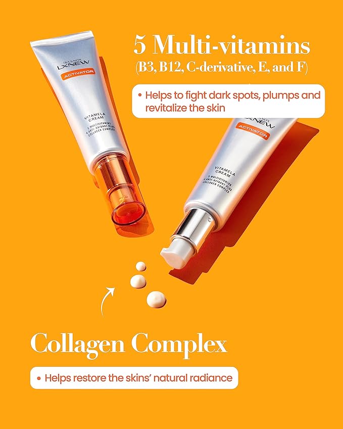 ISA KNOX LXNEW VITAMIN Cream Set (64 ml/2.16 fl oz) - Skin tone, Blemish Recovery/Hyperpigmentation Treatmen. Multivitamins, Antioxidant Collagen Complex.