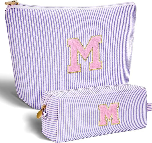 Mothers Day Gifts for Mom,Mum Gifts from Daughter,Birthday Gifts for Wife Sister Her,Mother in Law Gift,Mama Gifts Idea,Makeup Bag Set Cosmetic Bag - Lavender,M