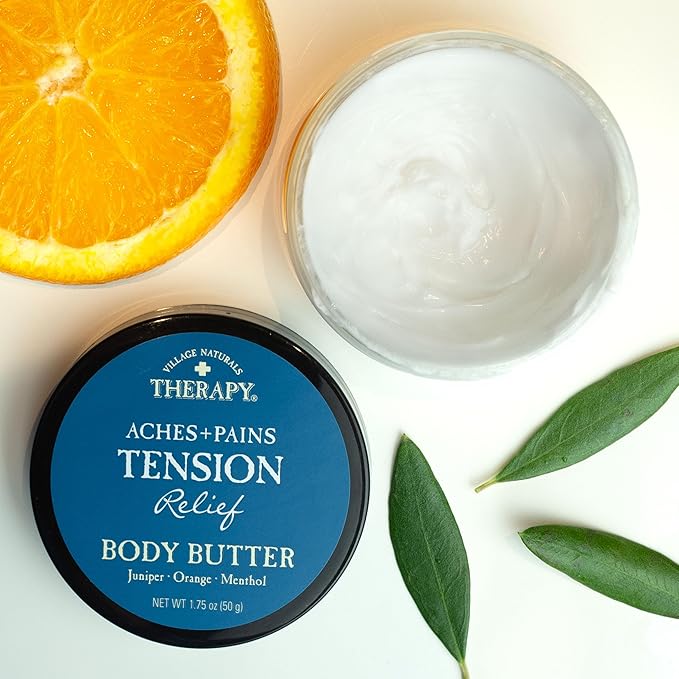 Village Naturals Therapy 3-Piece Tension Relaxing Wellness Spa Gift Set, Cedar Citrus Scent