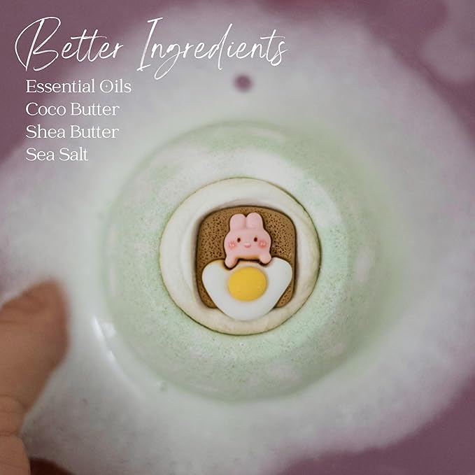 EvolutionUSA 12pc Bloom Bath Bombs with Toys, Adorable Girl Bath Bomb Set, Bubbly Kids Bathbombs, Fizzy Bath Ball, Kids Bath Bombs for Girls, Childrens Bath Bomb Set Birthday, Christmas, Easter