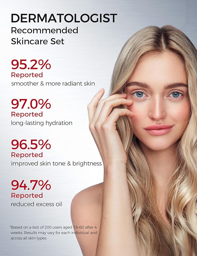 Skin Care Set: 8-Step Tembusu Essence Skincare Kit, Cleansing Hydrating Moisturizing Anti-Aging Gift Sets for Women – Complete Daily Routine for Sensitive, Dry, Oily & Aging Skin