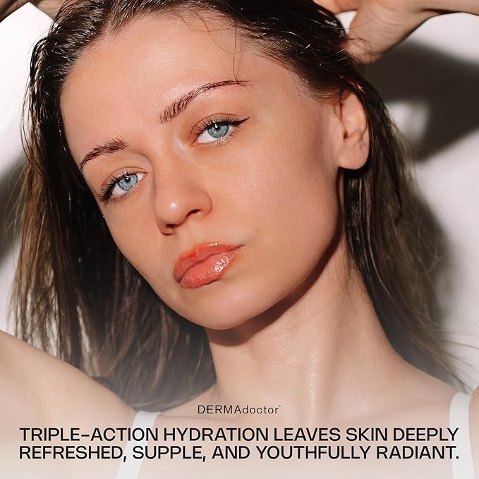 DERMAdoctor Wrinkle Revenge Dermatologist Formulated Anti Aging Hyaluronic Acid Serum for Face, Hydrating Serum, Wrinkle Filler & Hydrating Primer Fragrance Free - 1 fl oz