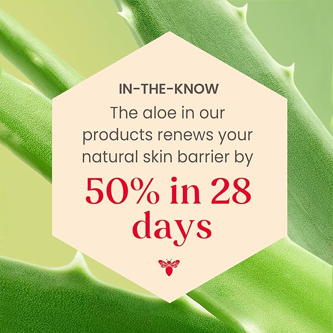 Burt's Bees Calming Night Cream With Aloe and Rice Milk, Face Moisturizer For Sensitive Skin Infuses Skin With Moisture While You Sleep, 98.8 Percent Natural Origin Skin Care, 1.8 oz. Tub