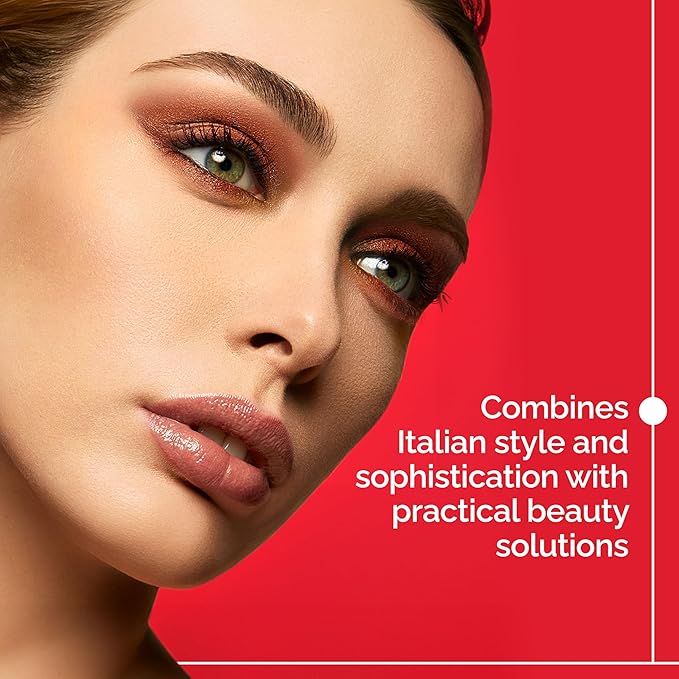 PUPA Milano Make Up Stories Eyeshadow Palette 002 Hot Flame - 10-Shade Shadow Collection with Matte, Satin, and Metallic Color Options - High Pigment Formula - Soft, Blendable Texture - 0.63 oz