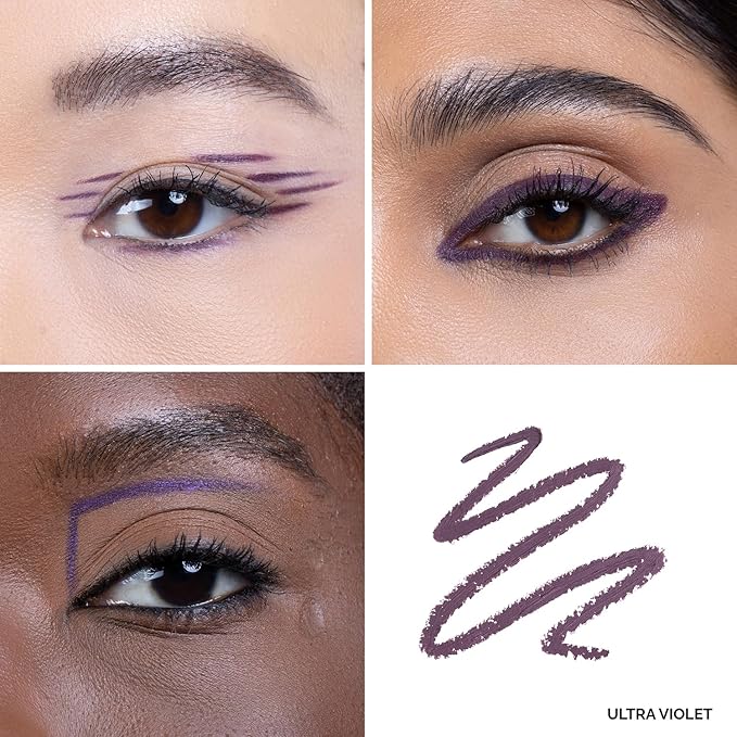 OFIR Waterproof Eye Pencil | Vegan, Cruelty-Free & Smudge-Proof | Creamy Gel Formula for Smooth Application | Long-Lasting, Full-Coverage, Precise Eyeliner Pencil (Ultra Violet - Deep Purple)