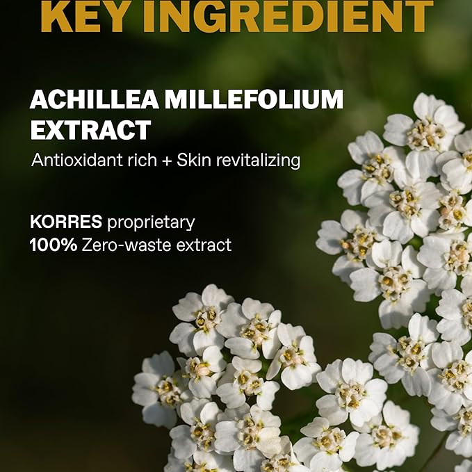 KORRES Athenian Grooming Cleansing Gel for Face & Beard, Deep Cleanser with Achillea Millefolium Extract & Salicylic Acid, Removes Oil & Dirt, Vegan, Silicone & Paraben Free, Matte Finish, 8.45 Fl Oz