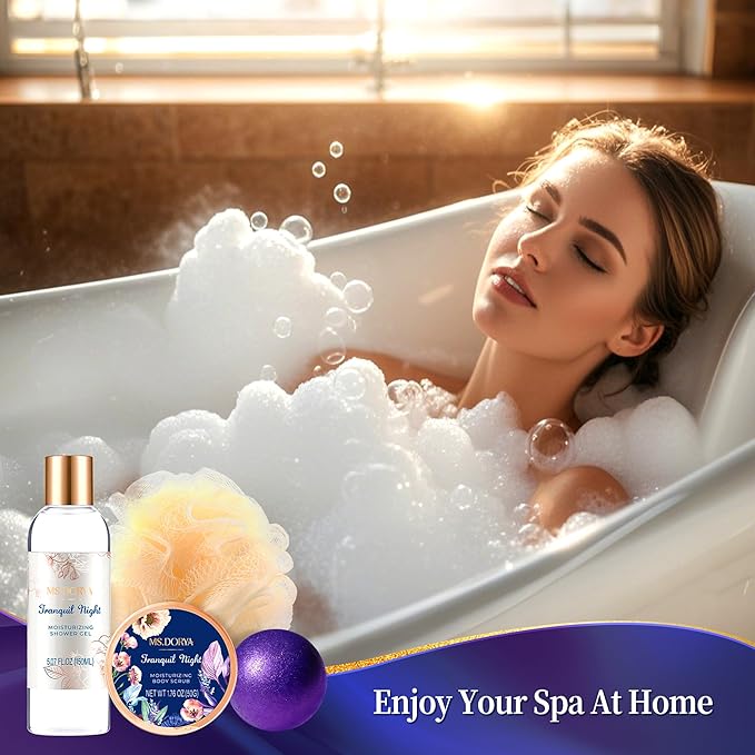 Birthday Gifts for Women Mom Wife, Unique Spa Gift Baskets for Women, 8 Pcs Self Care Gifts Set, Ideal Anniversary Christmas Gifts for WIfe Mom Sister Friends Daughter