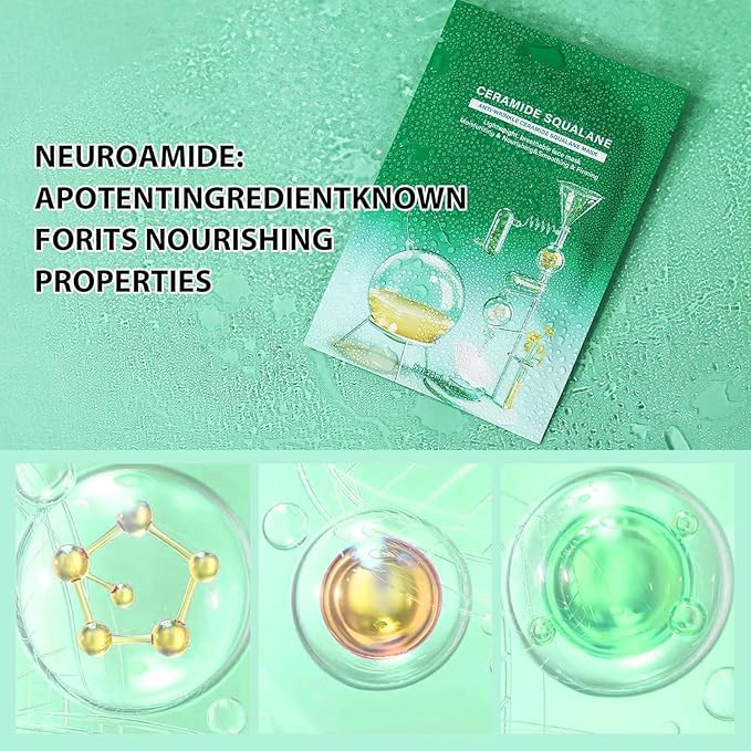 Anti-Wrinkle Face Masks, Moisturizing Spa Face Masks Skincare Hydrating Face Sheet Masks, Hyaluronic Acid, Daily Sheet Masks for All Skin Types, Sheet Facial Mask for Skin Care Mask(15Sheet)