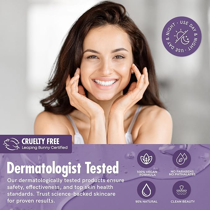 Fleur De Peau Collagen & Peptides Serum For Face - Dermatologist Tested, Anti-Aging, Ultra Hydrating, Plumping & Firming, for Fine Lines & Wrinkles - Clean Beauty, Vegan Korean Skin Care - 1.69 FL. Oz