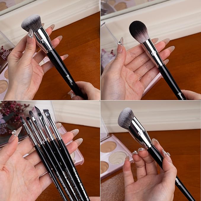 Bueart Design 36Pcs PRO Grade Makeup Brush Set with Super Holder,for discerning beauty enthusiasts&professionals Makeup Artist Crafted for your ultimate instrument for flawless,pro-grade artistry