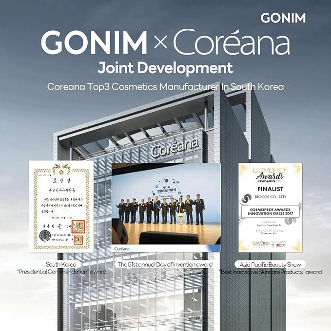 GONIM Face Mask Korean Skin Care with Hyaluronic Acid Serum, Vitamin C, Collagen Activation-Face Masks Skincare Hydration, Anti Aging & Moisturizing Sheet Mask for All Skin Korean Face Mask 30mlx15pcs