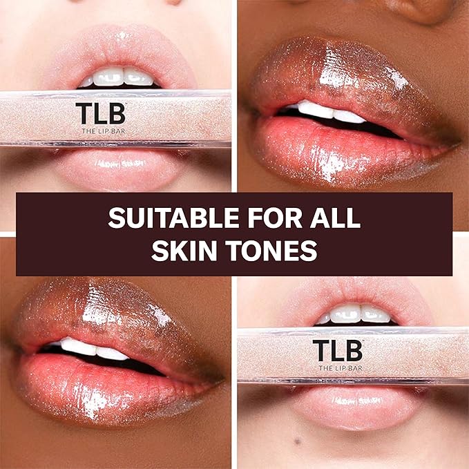 The Lip Bar - Lip Gloss, Trophy Wife (Champagne Shimmer) - Gloss Up Sheer Finish - Smooth, Not Sticky Formula - Coconut Oil, Olive Oil, Argan Oil & Vitamin E - Vegan & Cruelty Free - .30 fl oz
