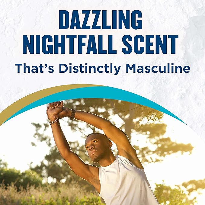 Gold Bond Men's Essentials Talc-Free Body Powder Spray 7 oz. Nightfall Scent Wetness Protection (Pack of 2)