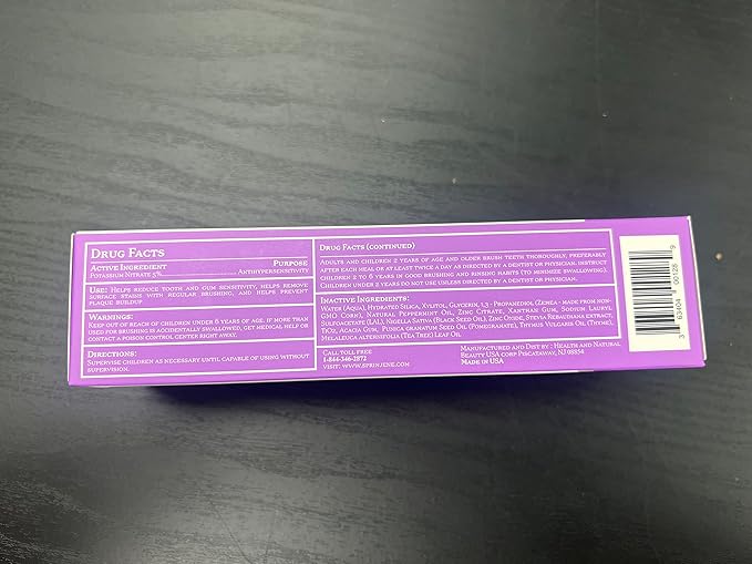 SprinJene Natural Fluoride Free Toothpaste for Sensitive Teeth & Gums – Patented Toothpaste with Black Seed Oil & Zinc – Vegan Dry Mouth Prevention for Fresh Breath – Made in The USA (4 Pack)