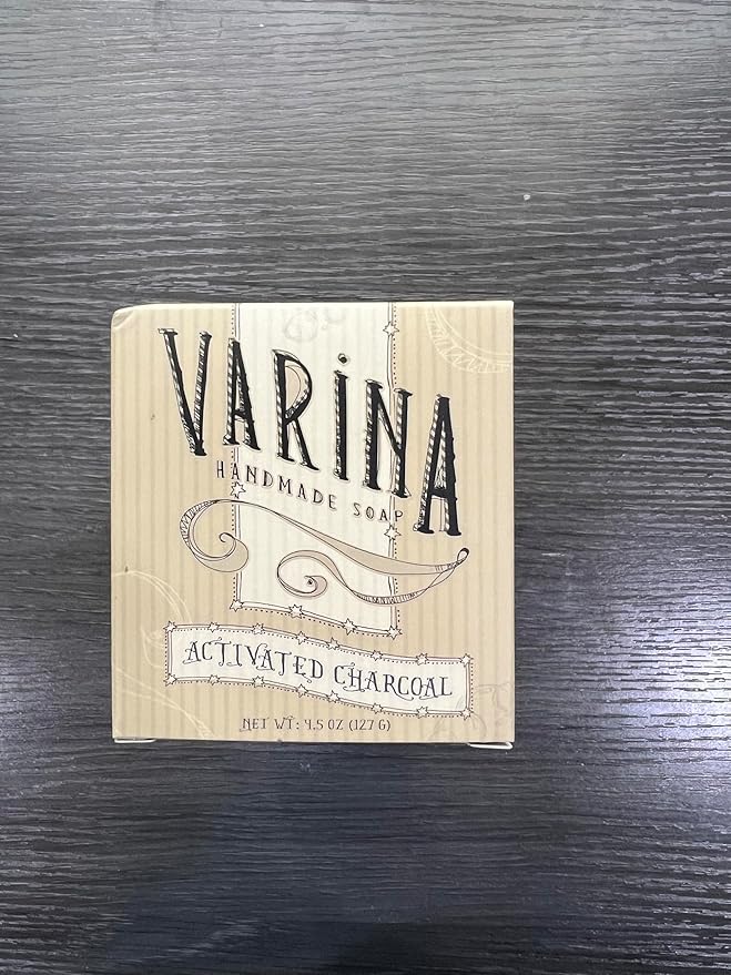 Organic Charcoal Variety Bar Soap - Gentle Cleansing for Sensitive Skin, Herbal and Mint - 5 Pack