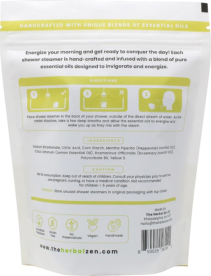 Bulk Shower Steamers with Essential Oils Combo Set by The Herbal Zen (3 Packs of 10 Tablets, Value Set), Bulk Shower Bombs, Relaxation Gift for Women and Men, Birthday Gifts, Mothers Day Gift