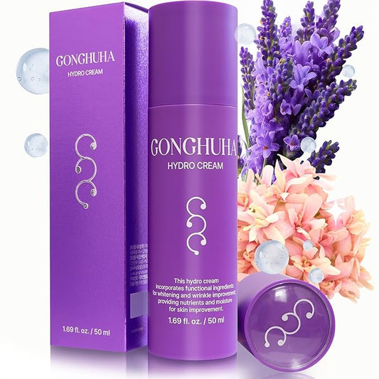 Hydro Cream – Lightweight Ultra-Hydrating Face Moisturizer for Glowing Skin | 50ml (1.69 fl oz) with Hyaluronic Acid & Cica | Korean Skin Care