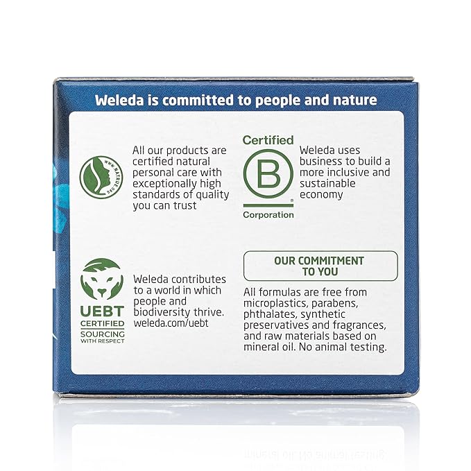 Weleda Face Care Rejuvenating Day Cream, 1.3 Fluid Ounces, Plant Rich Moisturizer with Blue Gentian and Edelweiss