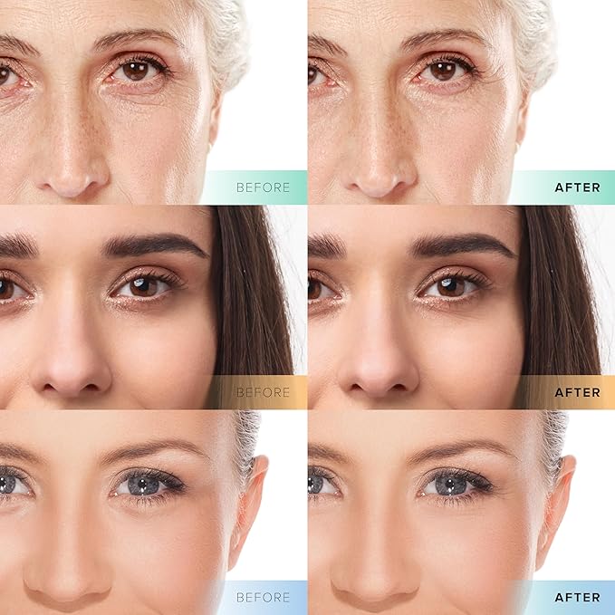 Cosmedica Skincare Facial Serum Trio Set Value for Clear Skin - Vitamin C Super Serum, 2.5% Retinol Serum, Pure Hyaluronic Acid Serum – Vegan, Cruelty-Free Skincare 3 pack