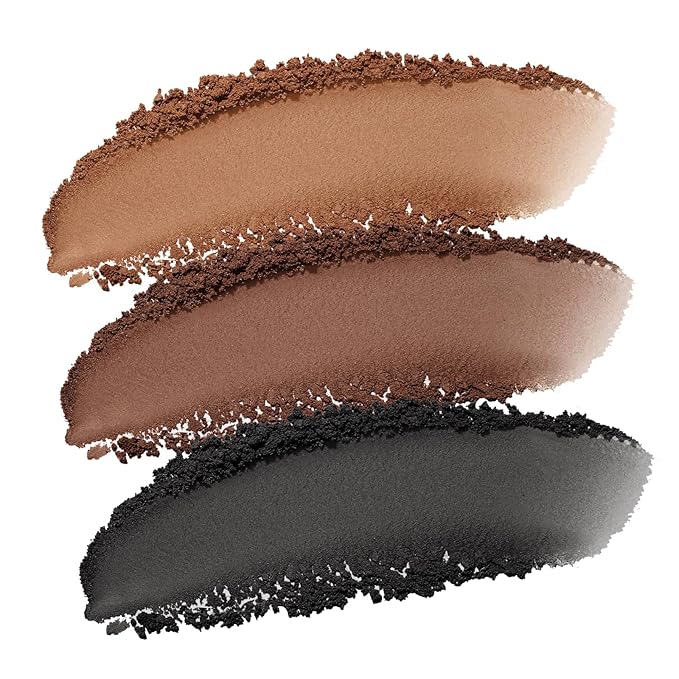 Boobeen 3 Color Eyebrow Powder Palette, Waterproof Eyebrow Makeup, Brow Definer to Shape Perfect Brow，Professional Brow Filler Powder with Brush