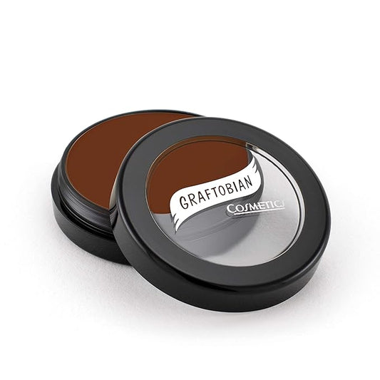 Graftobian HD Glamour Crème Foundation 1/2oz, Weightless Full Coverage Makeup, 65 Inclusive Shades, For All Skin Types, Natural or Full-Glam Looks, For Professionals and Beginners, Phantom