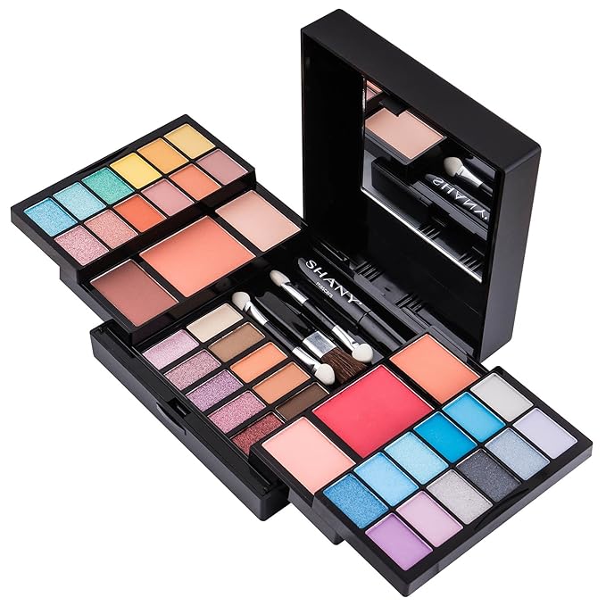 SHANY 'Timeless Beauty' Kit - 36 Eye Shadows, 6 Blushes, Mini Mascara, and Applicators