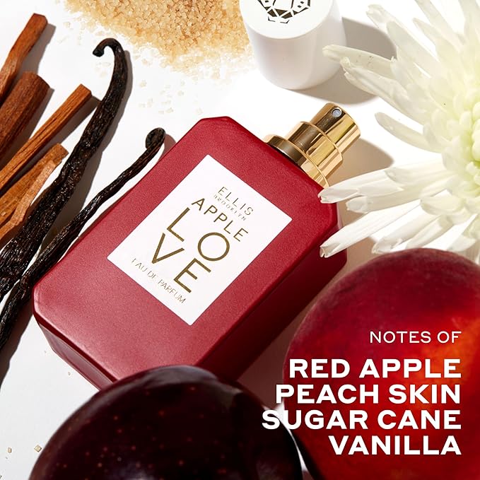 Ellis Brooklyn APPLE LOVE Eau de Parfum, Mini Dabber, Perfume for Women, Amber Gourmand, Apple Scented, Vegan, Cruelty-Free, Sustainable Ingredients, Made in USA – 7.5ml / 0.25 Fl Oz