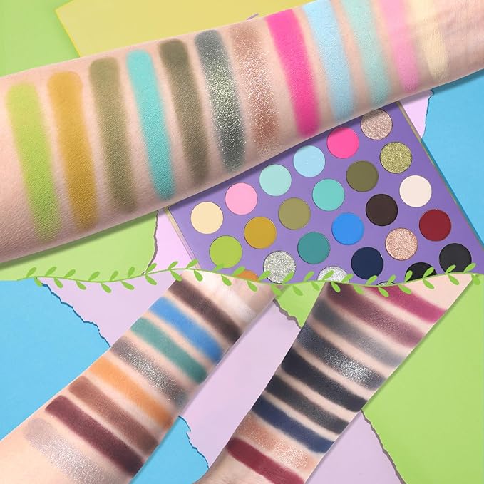 UCANBE 30 Colors Eyeshadow Makeup Palette – MACARON & Deep Neutral Tones – Matte Glitter Finishes – Highly Pigmented, Long-Lasting Eye Shadow Pallet for Daily Use, Cosplay, Festival, Party