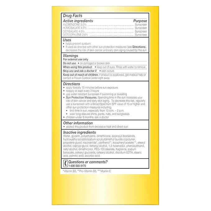 Olay Complete Lotion Moisturizer with Sunscreen SPF 15 Normal, 6.0 Fluid Ounce, 3 Count