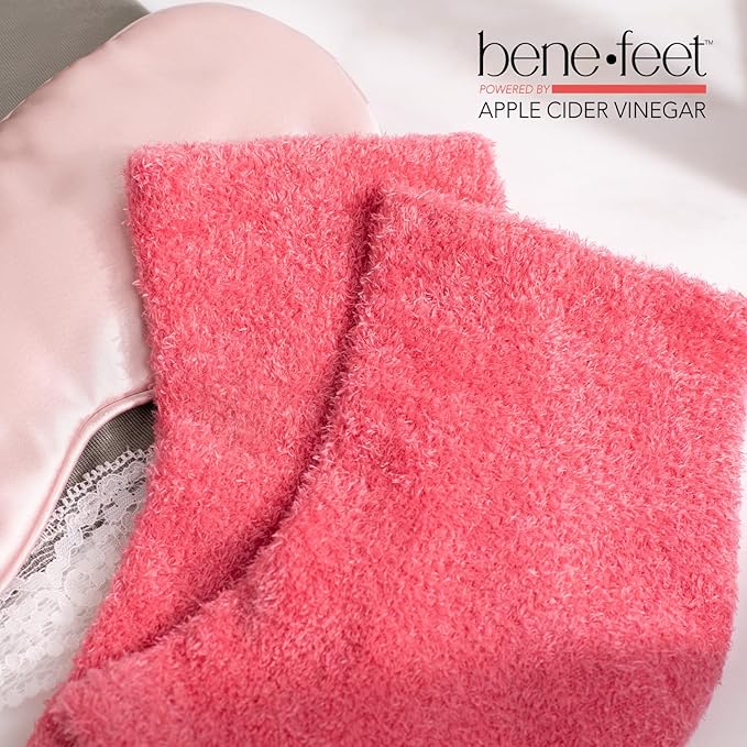 Benefeet Toeless Aloe Moisturizing Heel Socks 3 Pack - Effective Overnight Foot Rejuvenation, Targeted Hydration to Soften Dry Skin, Infused w/Coconut Oil, Aloe + Jojoba Seed Oil, 1 Pair (3 Pack)