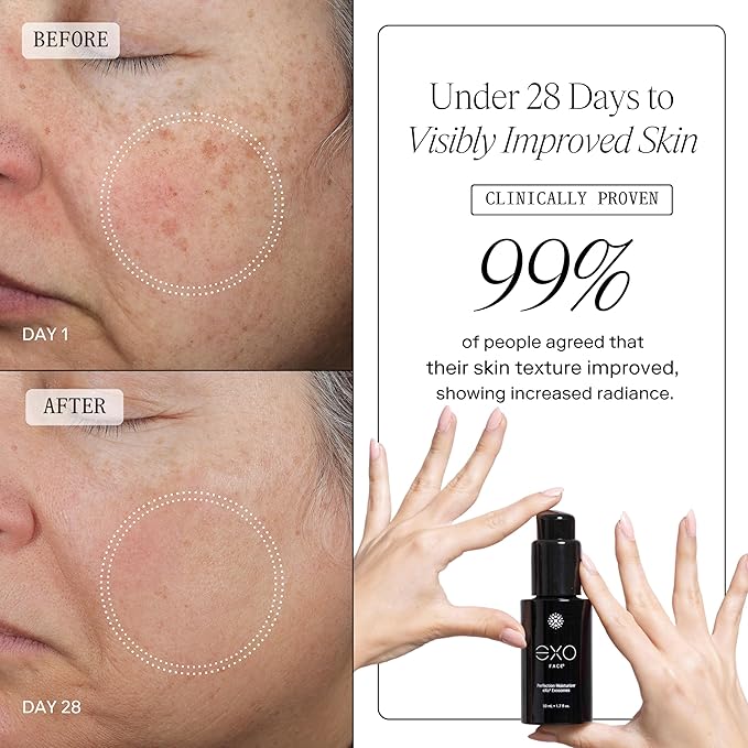 EXO FACE® - Exoceuticals Perfection Face Moisturizer with Exosomes - Luxury Beauty Cream - Hydrating & Firming - Supports Collagen & Elasticity - Premium Exosome Skin Care | 50ml, 1.7 fl.oz