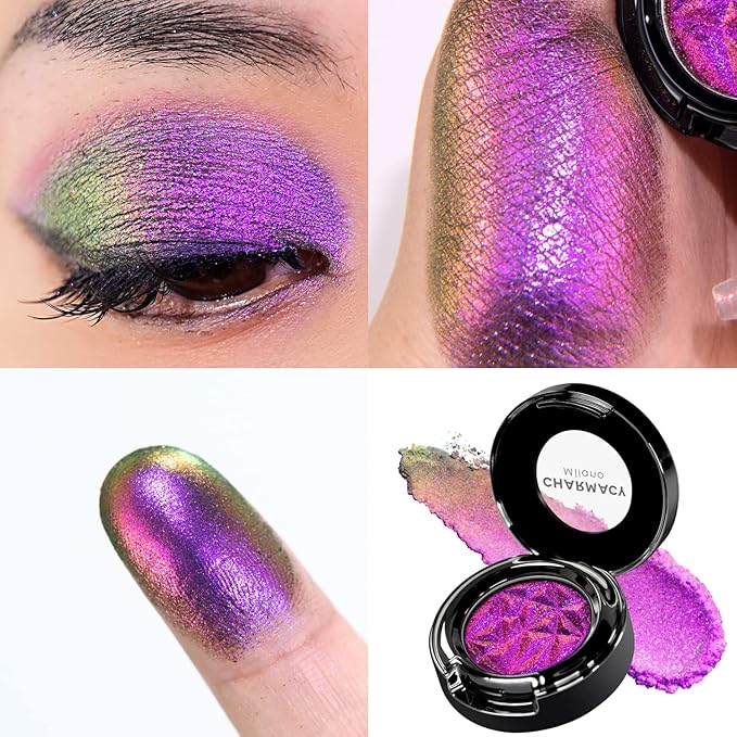 CHARMACY Duochrome Eyeshadow, Insane Shifters Chameleon Eyeshadow, Creates High-Impact, Metallic Eye Looks, 100% Vegan and Cruelty Free (Chameleon-#903, 0.05 Ounce (Pack of 1))