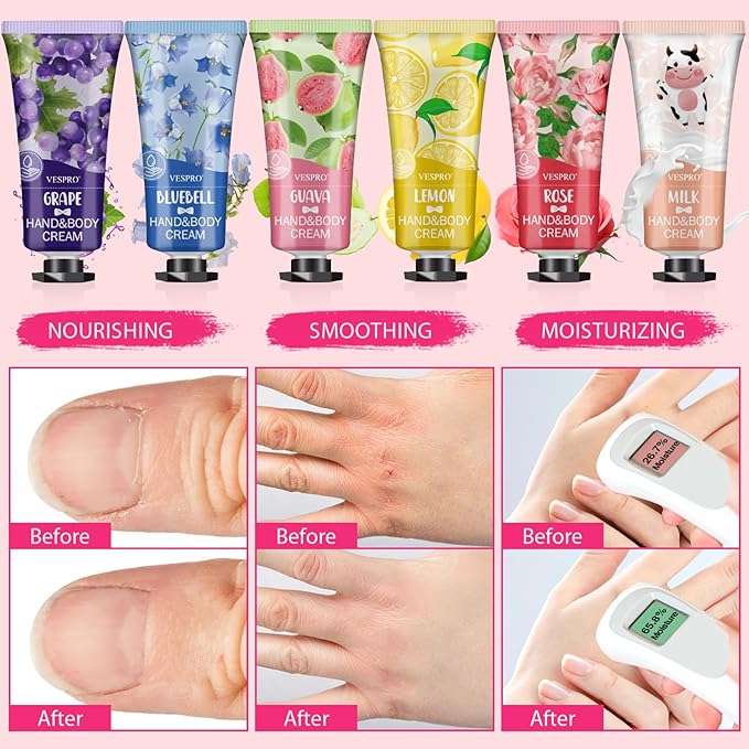 182 Pack Hand Cream Set, Stocking Stuffers for Women, Hand Lotion for Christmas Gifts, Thank You Gifts, Bridesmaid Gifts, Birthday Gifts and Small Gifts, Hand Lotion Travel Size for Dry Cracked Hands